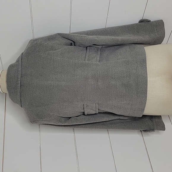 TULLE small baby doll style grey coat - Picture 3 of 7